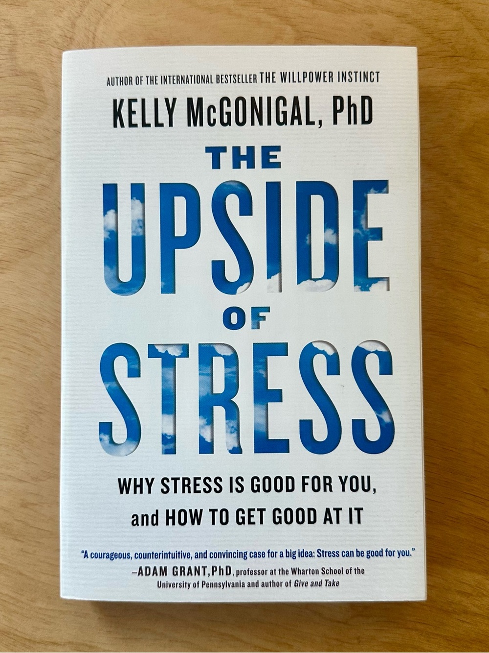 Kelly McGonigal The Upside of Stress Paperback Psychology Self Help Book